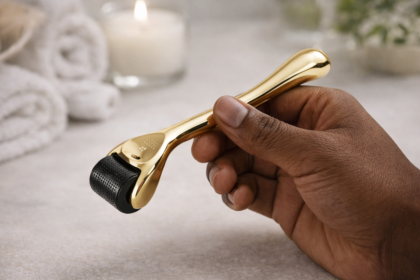 Golden Microneedle Derma Roller